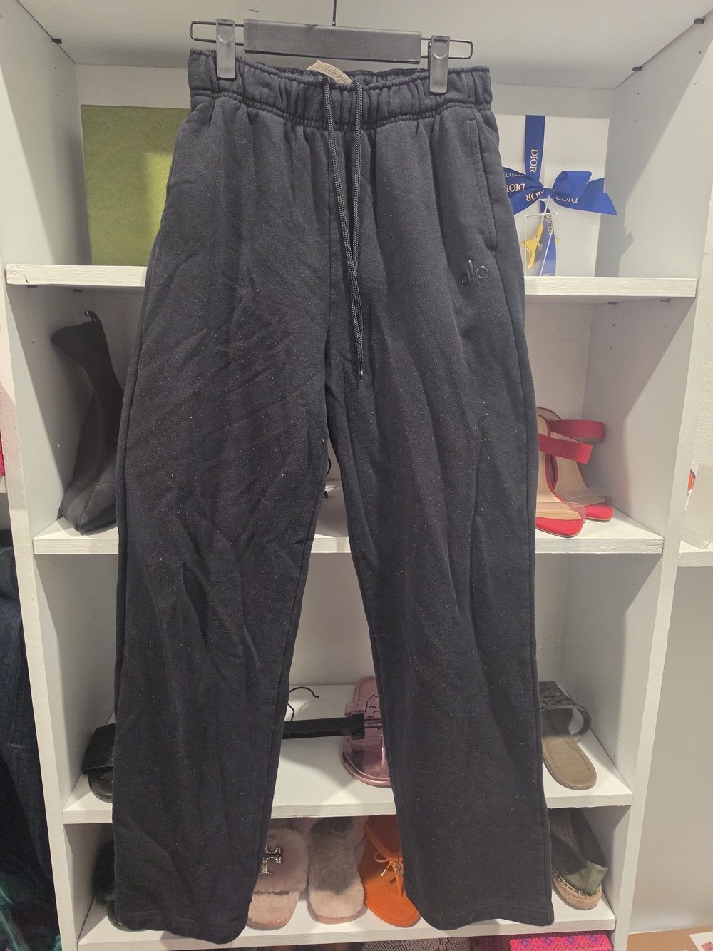 ALO Yoga Men's Black Drawstring Joggers